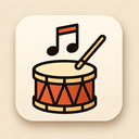 icon_music_drum_elegant icon preview
