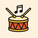 icon_music_drum_iconic icon preview