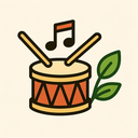 icon_music_drum_organic icon preview