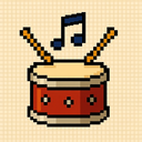 icon_music_drum_pixel_art icon preview