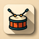 icon_music_drum_shadow_effect icon preview