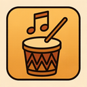 icon_music_drum_tribal icon preview