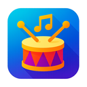 icon_music_drum_vibrant_colors icon preview