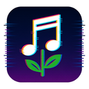 icon_music_flower_digital_glitch icon preview