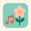 icon_music_flower_flat_pastel icon preview