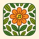 icon_music_flower_organic_pattern icon preview