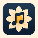 icon_music_flower_sharp_edges icon preview