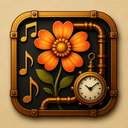 icon_music_flower_steampunk icon preview