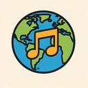 icon_music_globe_filled icon preview