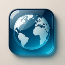 icon_music_globe_glassy icon preview