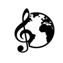 icon_music_globe_monochrome icon preview