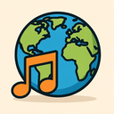 icon_music_globe_vector icon preview