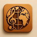 icon_music_globe_wooden icon preview