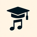 icon_music_graduation_cap_asymmetrical icon preview