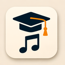 icon_music_graduation_cap_dynamic icon preview