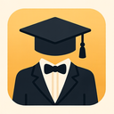 icon_music_graduation_cap_formal icon preview