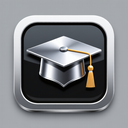 icon_music_graduation_cap_metallic icon preview
