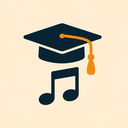 icon_music_graduation_cap_vector icon preview