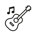 icon_music_guitar_line_art icon preview