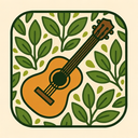 icon_music_guitar_organic_pattern icon preview