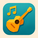 icon_music_guitar_origami icon preview