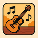 icon_music_guitar_retro icon preview