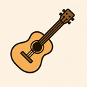 icon_music_guitar_thin icon preview