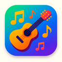 icon_music_guitar_vibrant_colors icon preview