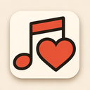 icon_music_heart_filled icon preview
