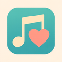 icon_music_heart_flat_pastel icon preview