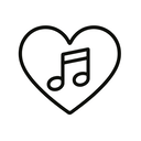 icon_music_heart_line_art icon preview