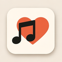 icon_music_heart_minimalist icon preview
