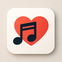 icon_music_heart_modern icon preview