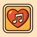 icon_music_heart_retro icon preview