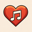 icon_music_heart_sharp_edges icon preview