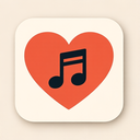 icon_music_heart_symmetrical icon preview