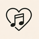 icon_music_heart_thin icon preview
