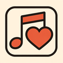 icon_music_heart_vector icon preview