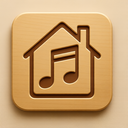 icon_music_house_embossed icon preview