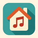 icon_music_house_flat_design icon preview