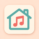 icon_music_house_flat_pastel icon preview