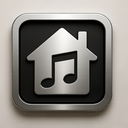 icon_music_house_metallic icon preview