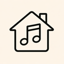icon_music_house_outline icon preview