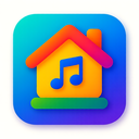 icon_music_house_vibrant_colors icon preview