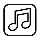 icon_music_key_monochrome icon preview