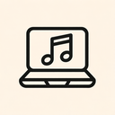 icon_music_laptop_asymmetrical icon preview