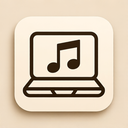 icon_music_laptop_elegant icon preview