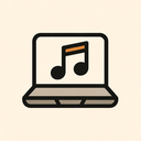 icon_music_laptop_iconic icon preview