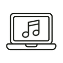 icon_music_laptop_outline icon preview