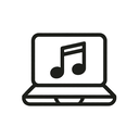 icon_music_laptop_simplified icon preview
